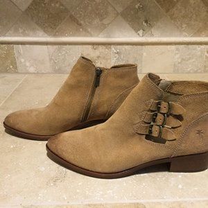 Frye Ray Belted Booties - size 9M